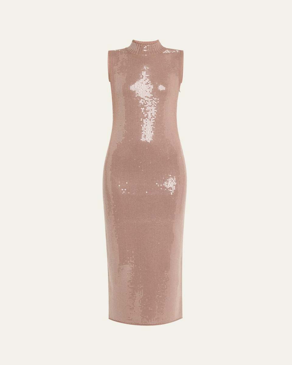 Dove Sequined Midi Dress